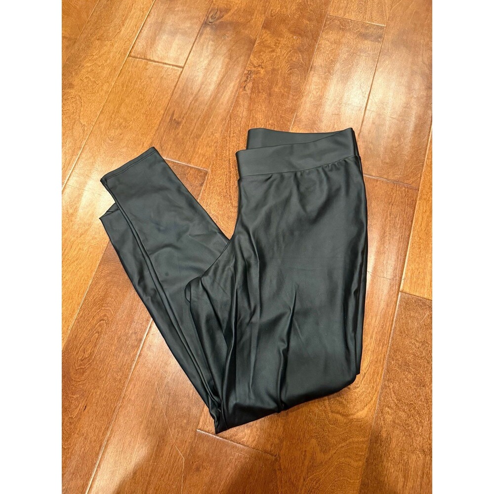 Torrid size 0 black pleather liquid leggings